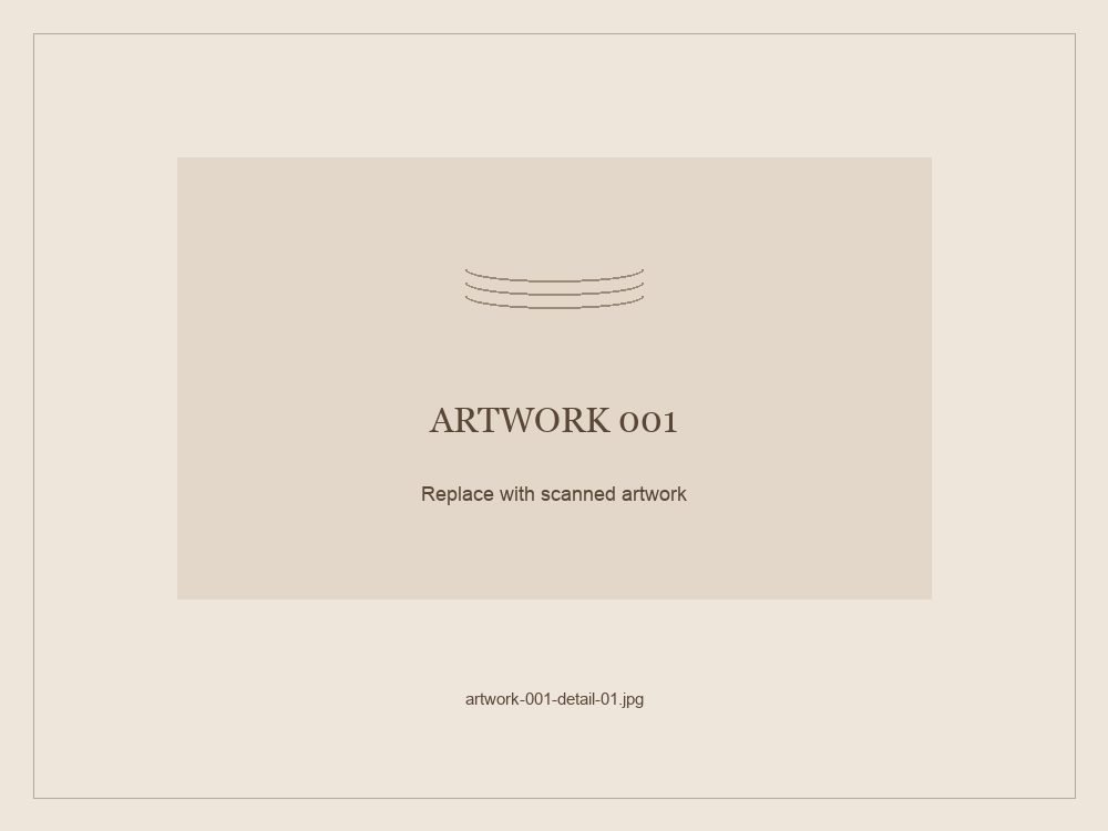 Detail placeholder for Artwork 001