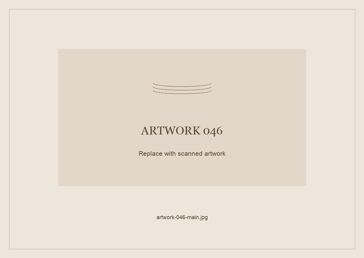 Numbered placeholder for Artwork 046; scanned artwork to come