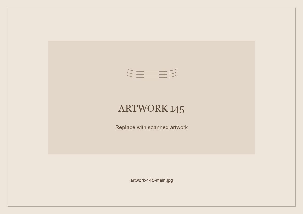 Numbered placeholder for Artwork 145; scanned artwork to come