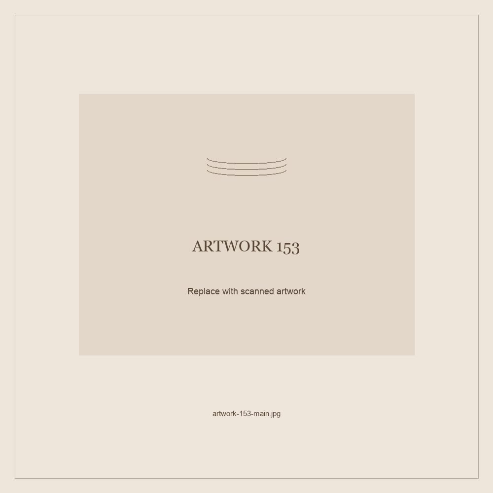 Numbered placeholder for Artwork 153; scanned artwork to come