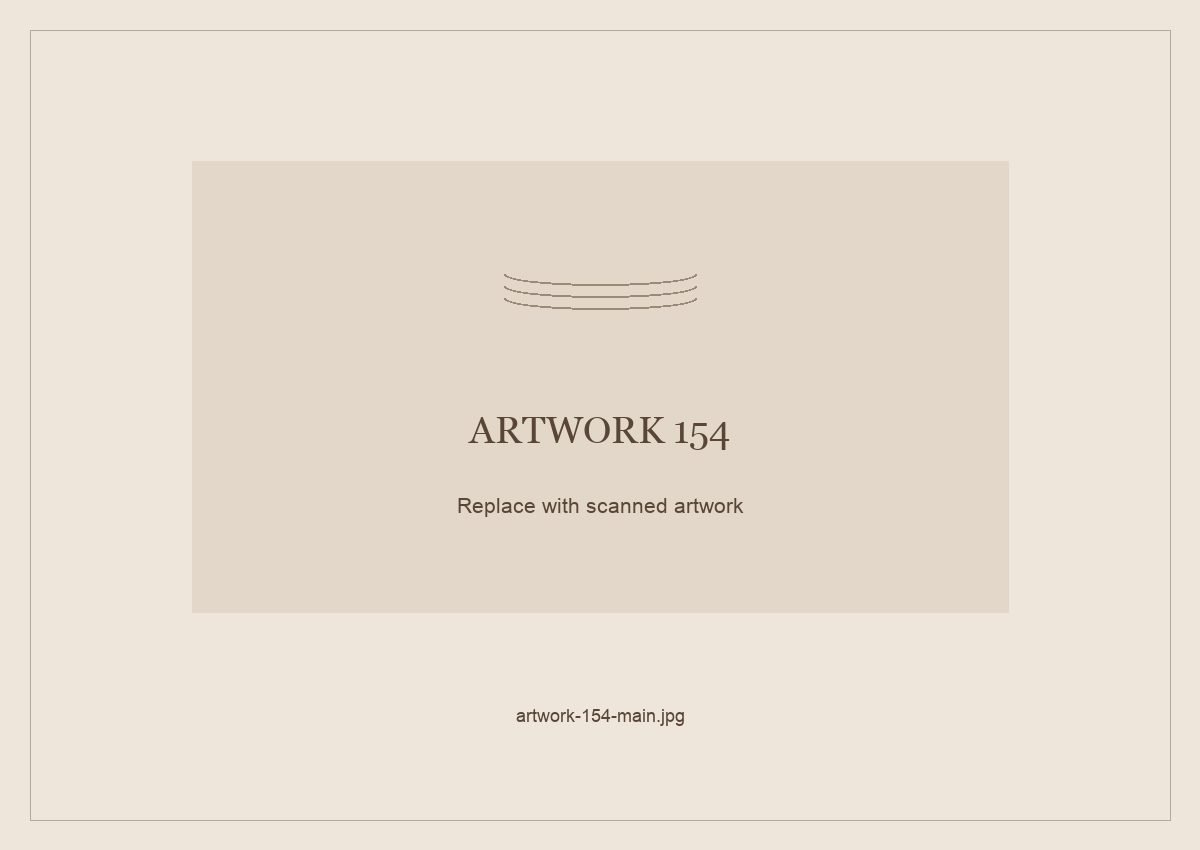 Numbered placeholder for Artwork 154; scanned artwork to come